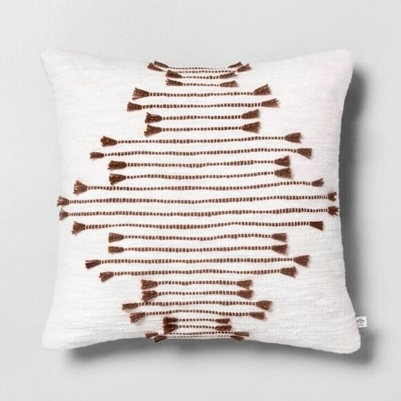 Hearth & Hand Magnolia Home Multi Texture Dash Throw Pillow NEW - Picture 1 of 12